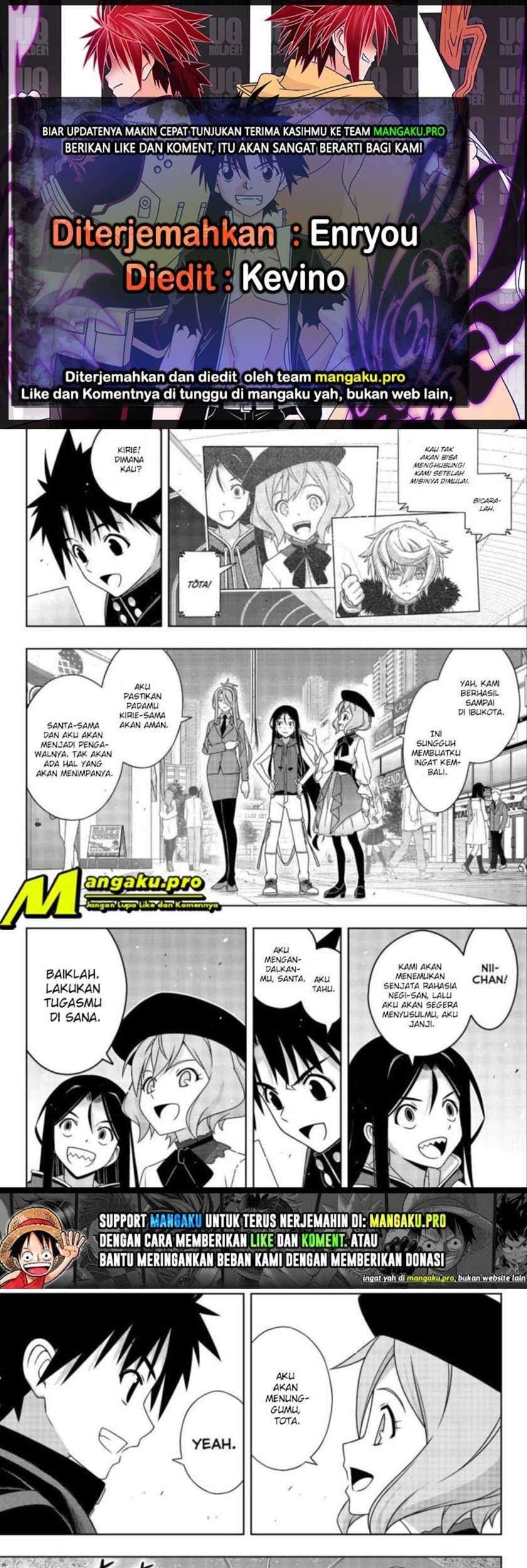 UQ Holder! Bab 185.2 halaman 1