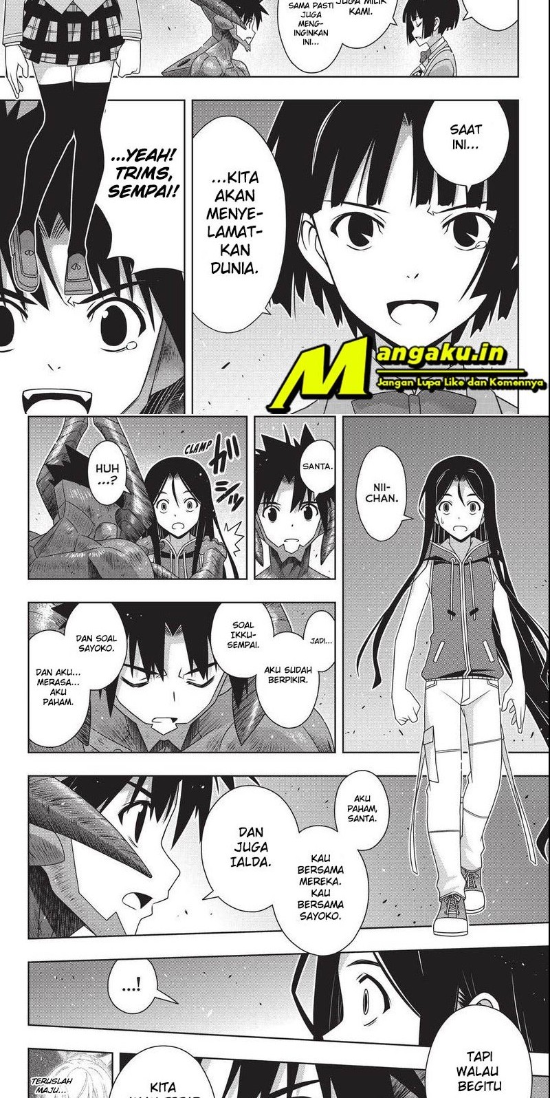 UQ Holder! Bab 190.2 halaman 8
