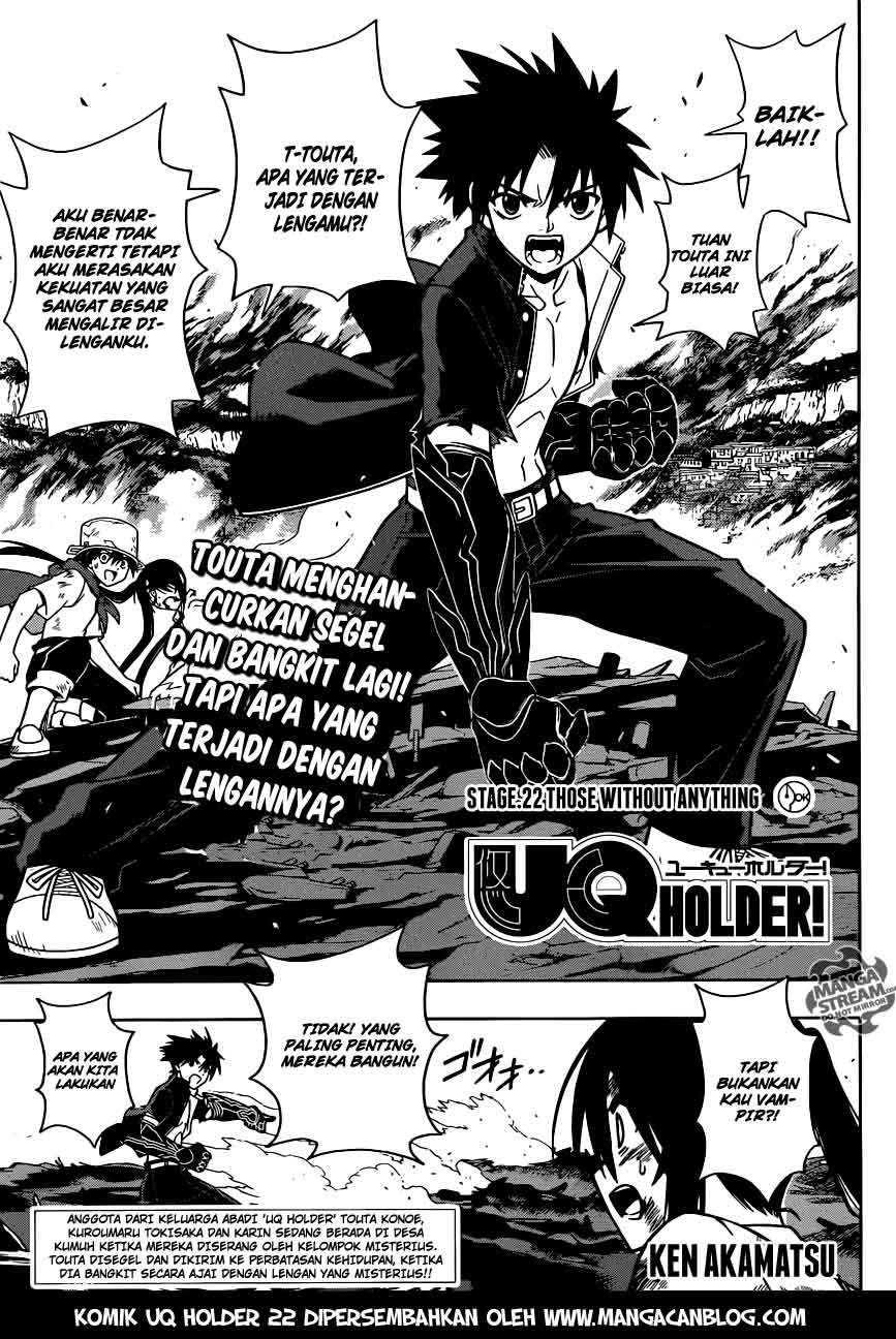 UQ Holder! Bab 22 halaman 1