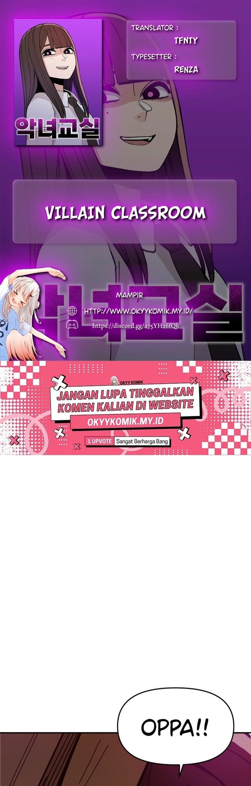 Villain Classroom Bab 20 halaman 1