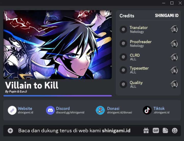 Villain To Kill Bab 113 halaman 1