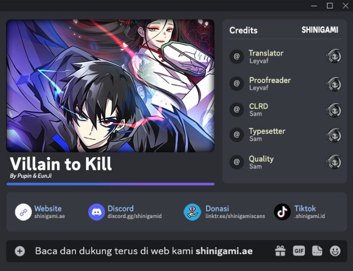 Villain To Kill Bab 167 halaman 1