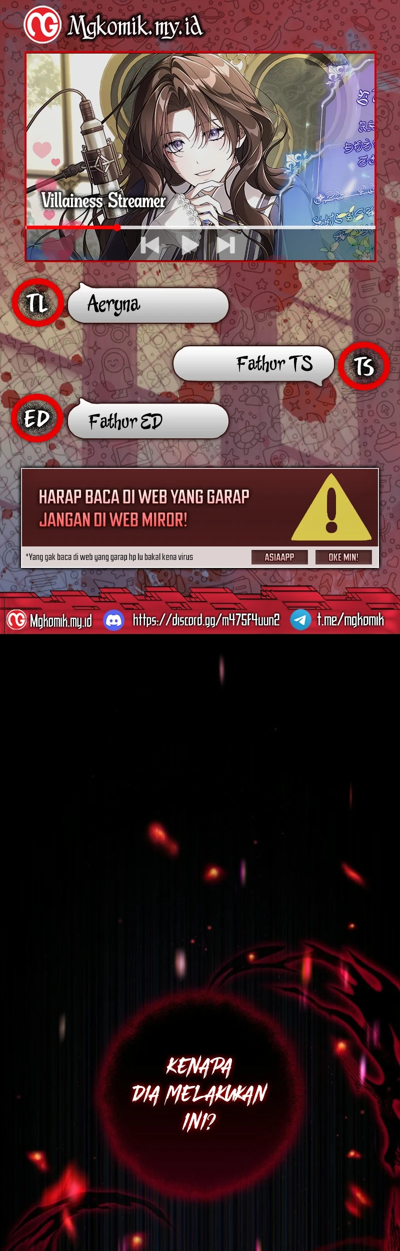 Villainess Streamer chapter 15 halaman 1