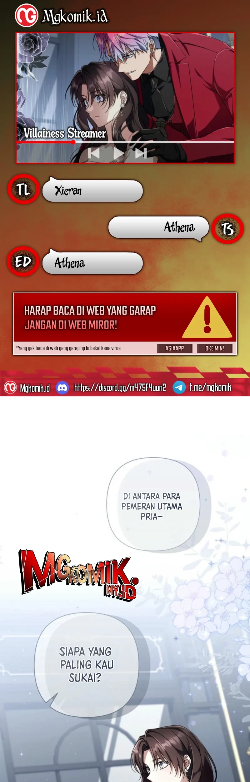 Villainess Streamer Bab 16 halaman 1