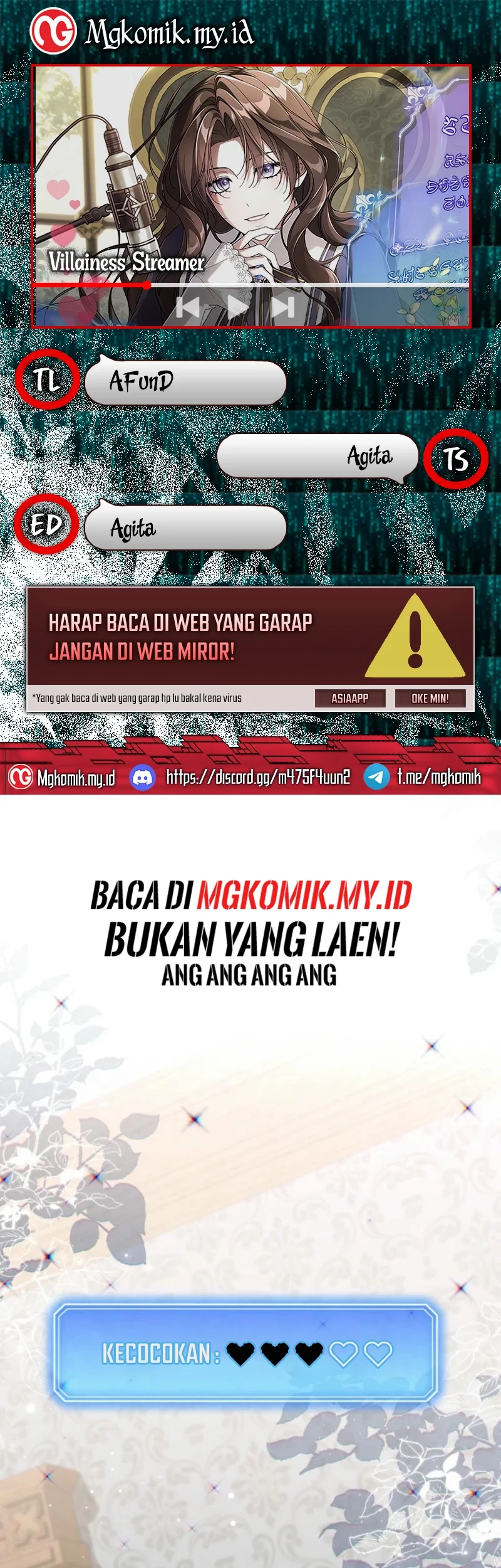 Villainess Streamer Bab 21 halaman 1