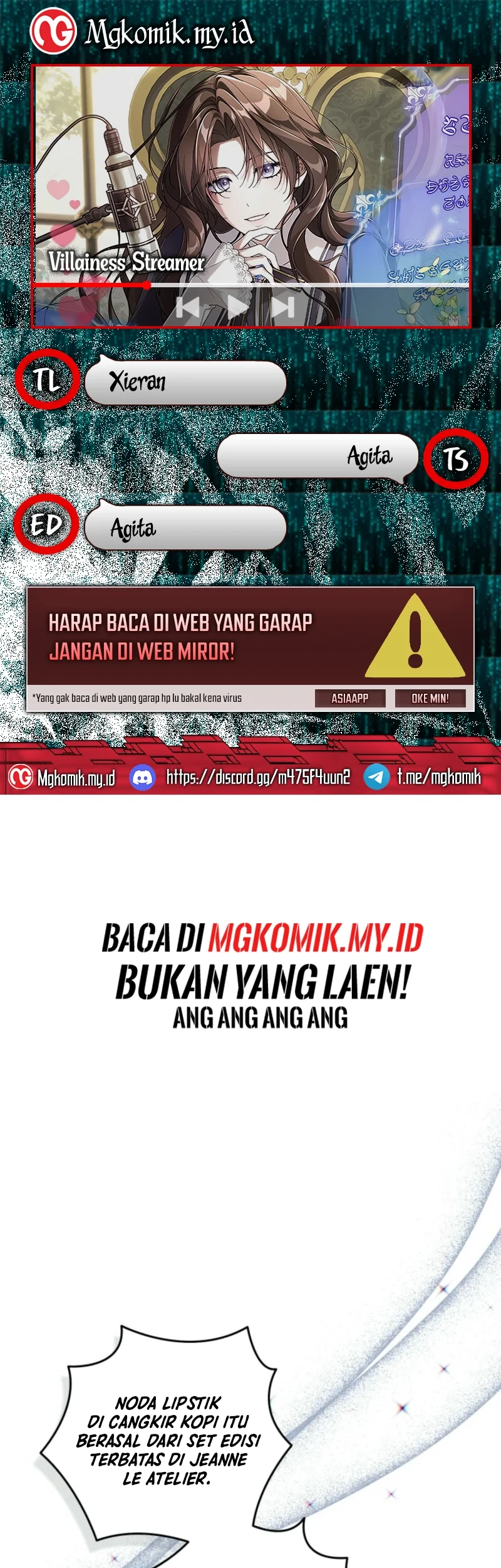 Villainess Streamer chapter 22 halaman 1