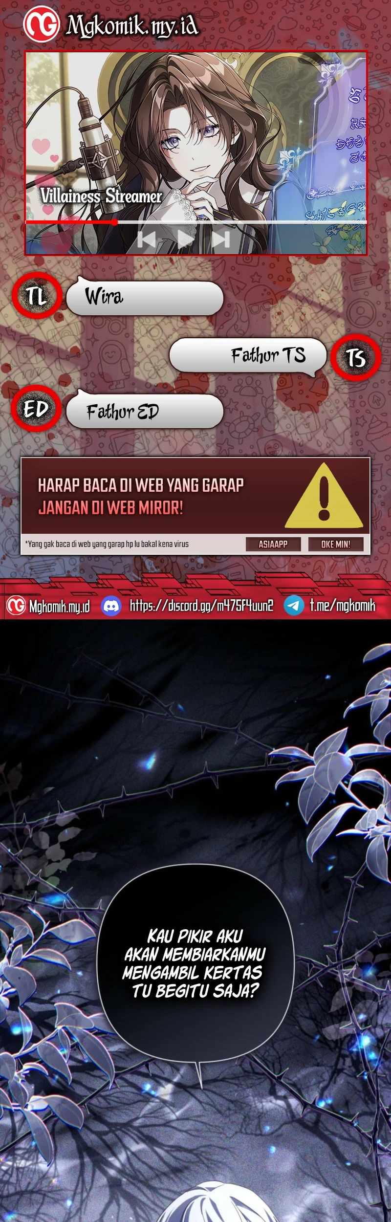 Villainess Streamer Bab 24 halaman 1