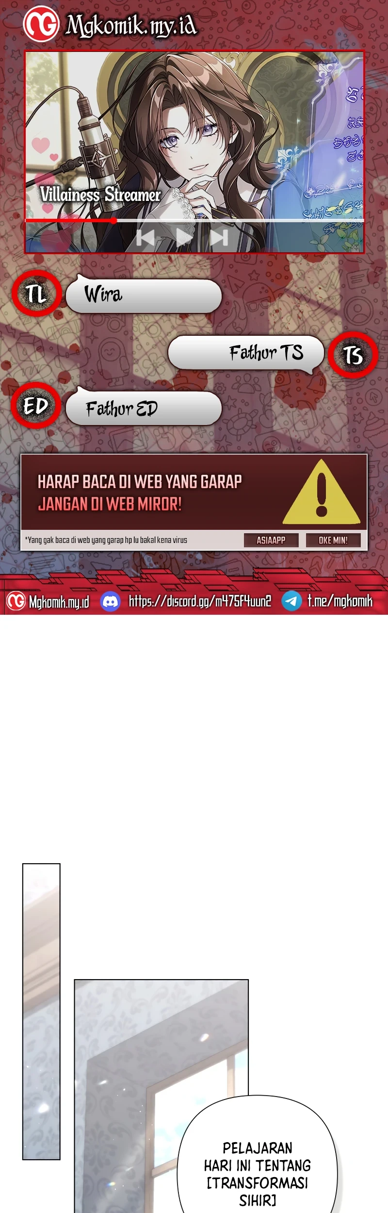 Villainess Streamer chapter 25 halaman 1