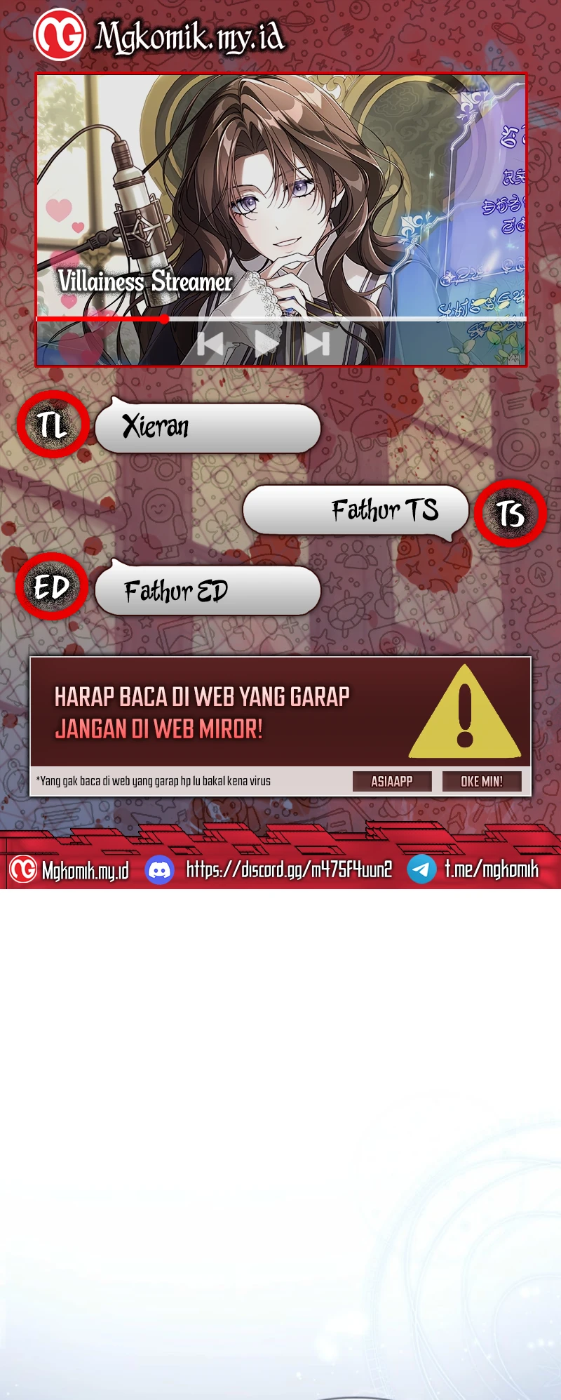 Villainess Streamer chapter 26 halaman 1