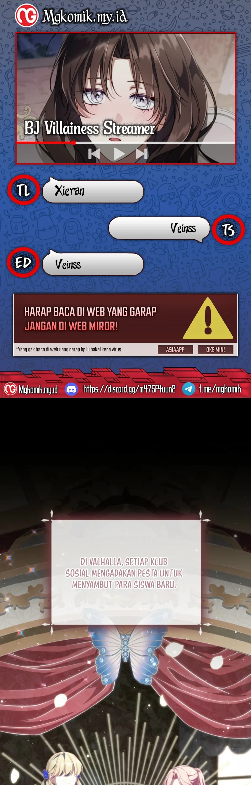 Villainess Streamer chapter 27 halaman 1
