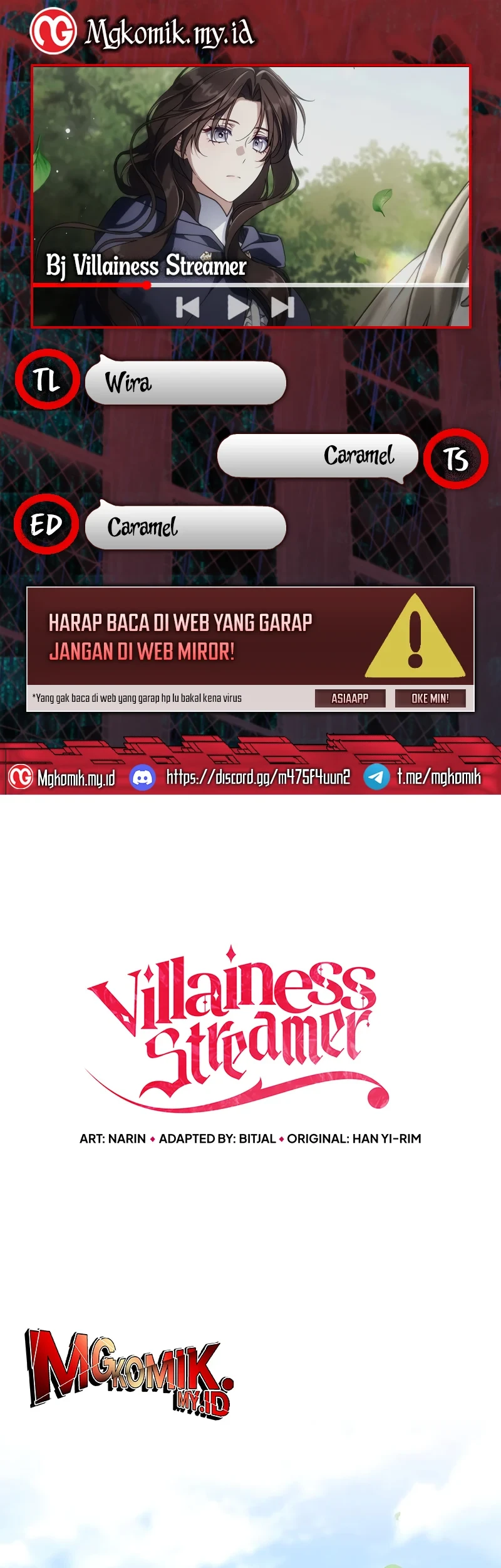 Villainess Streamer Bab 32 halaman 1