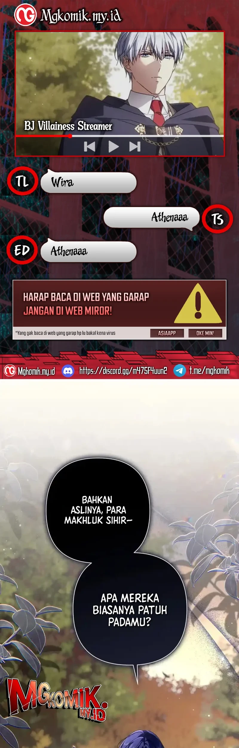 Villainess Streamer Bab 34 halaman 1