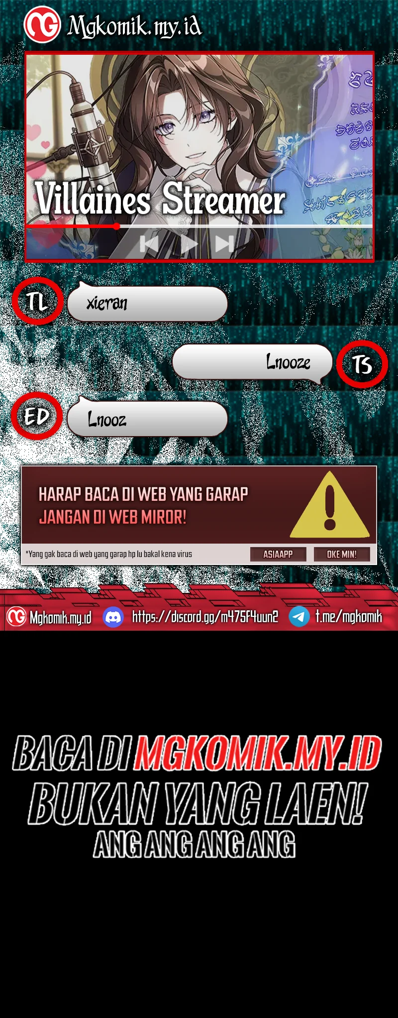Villainess Streamer Bab 35 halaman 1