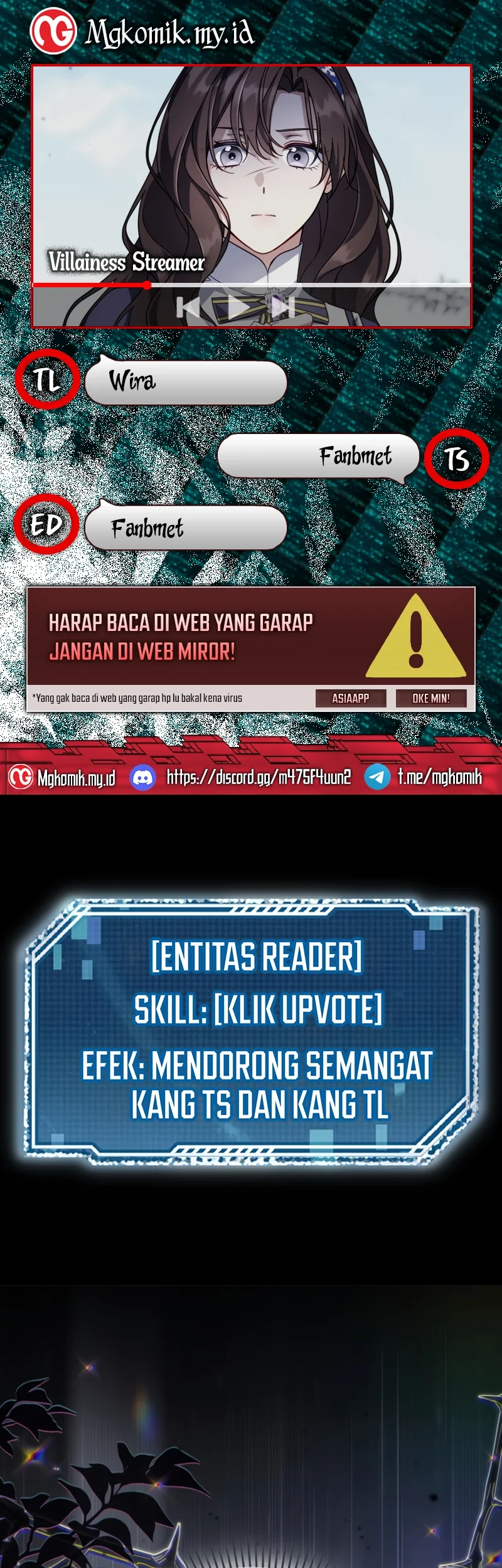 Villainess Streamer Bab 37 halaman 1