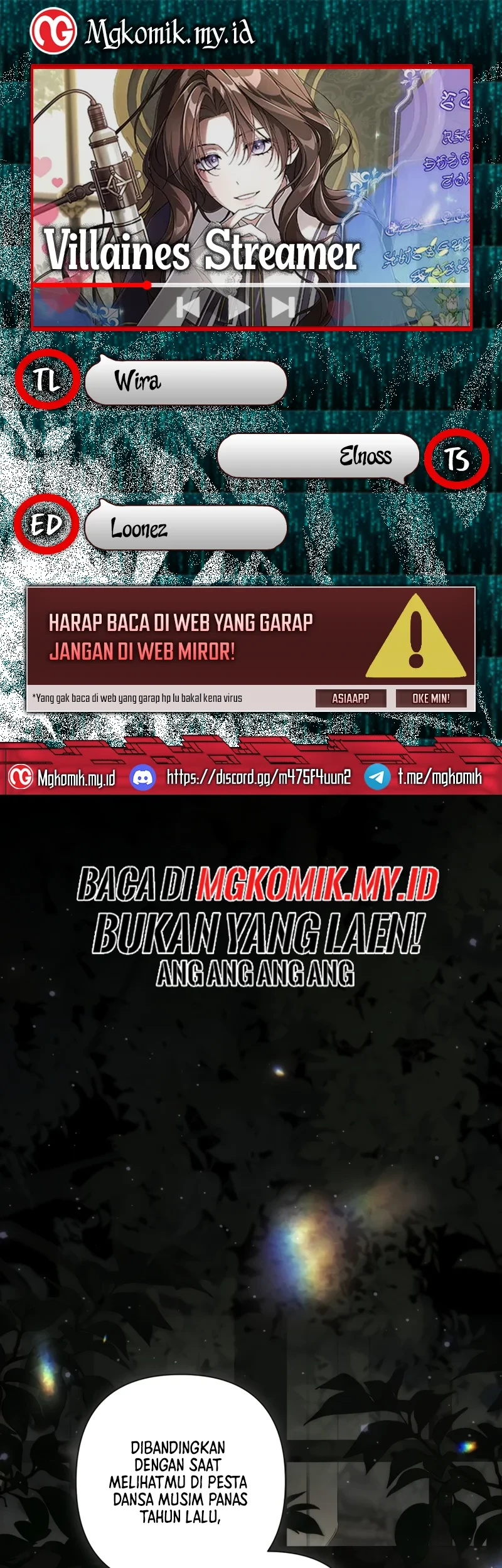 Villainess Streamer Bab 39 halaman 1