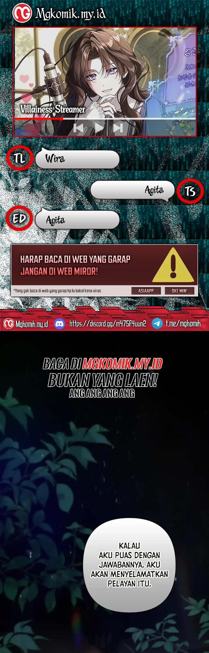 Villainess Streamer Bab 40 halaman 1