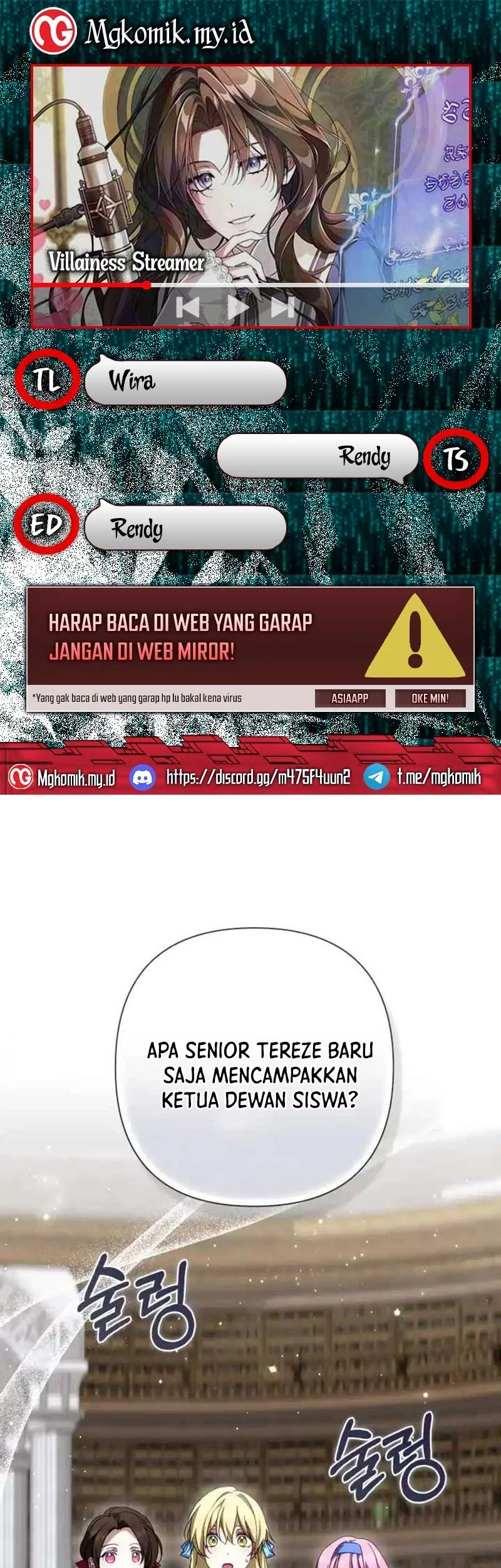 Villainess Streamer Bab 43 halaman 1