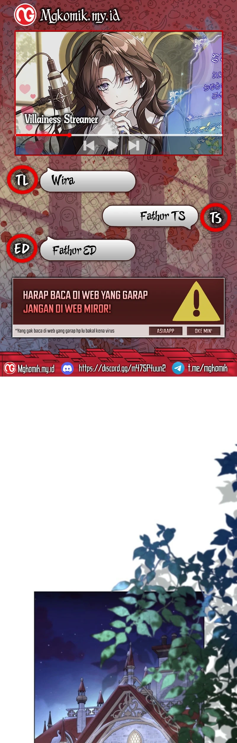 Villainess Streamer Bab 9 halaman 1