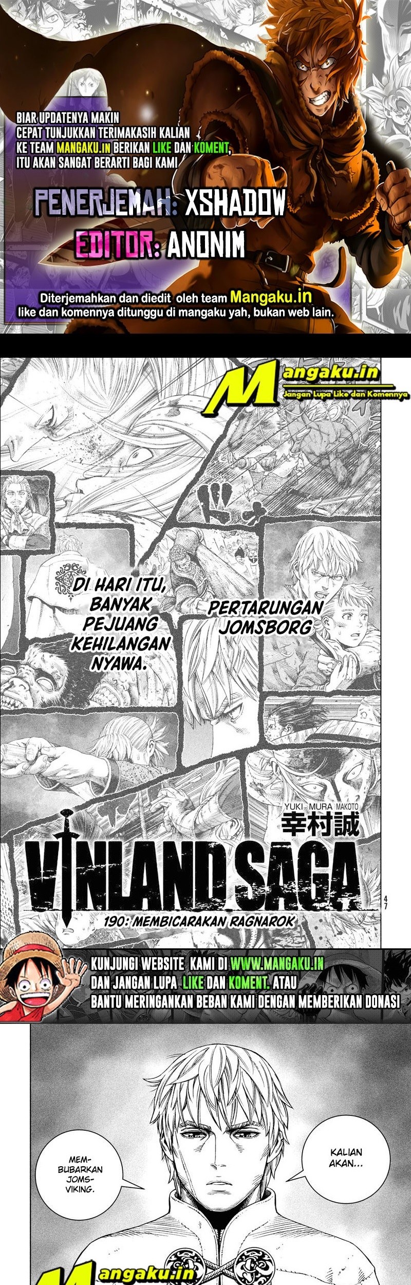 Vinland Saga Bab 190 halaman 1