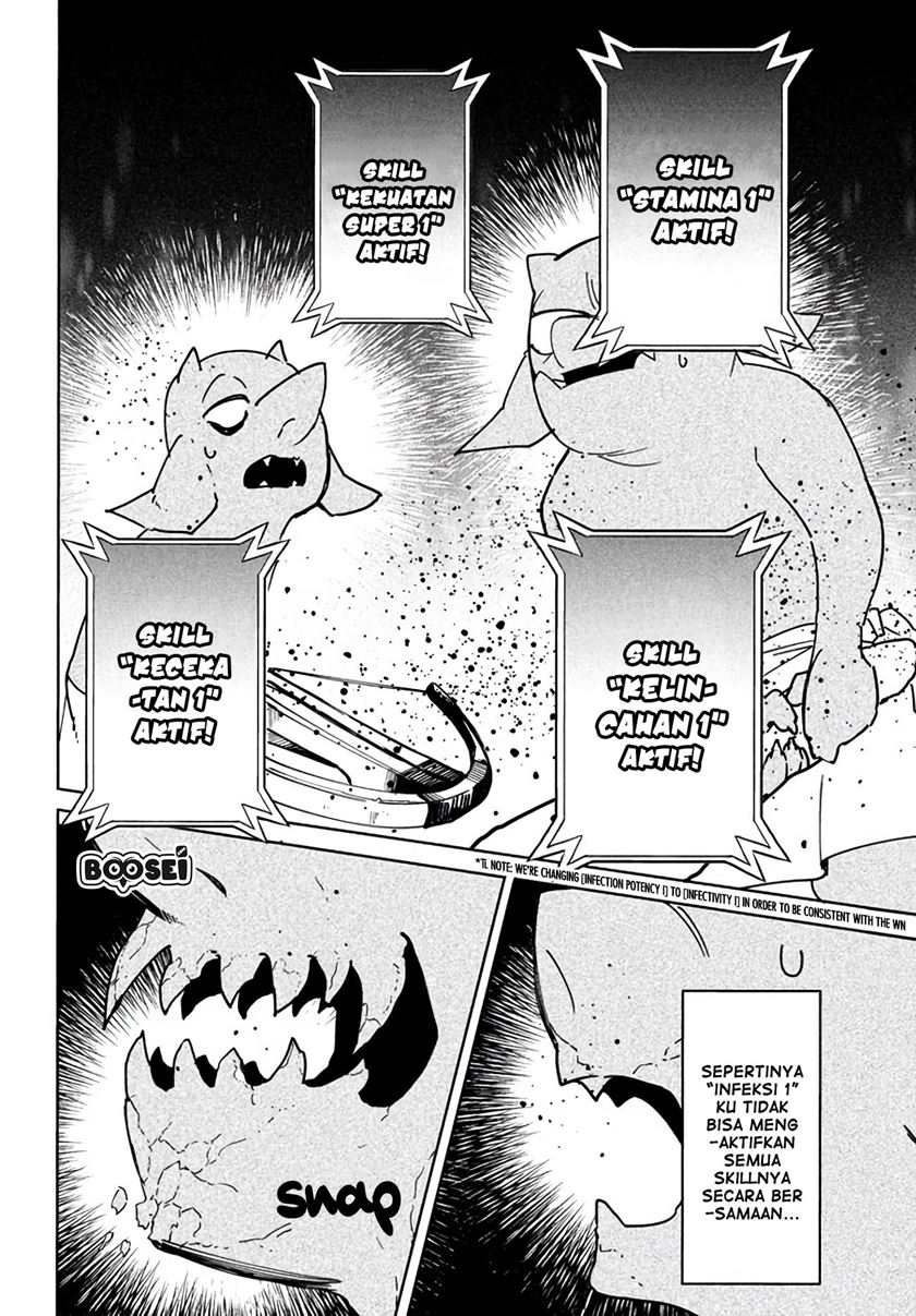 Virus Tensei kara Isekai Kansen Monogatari chapter 04.2 halaman 13