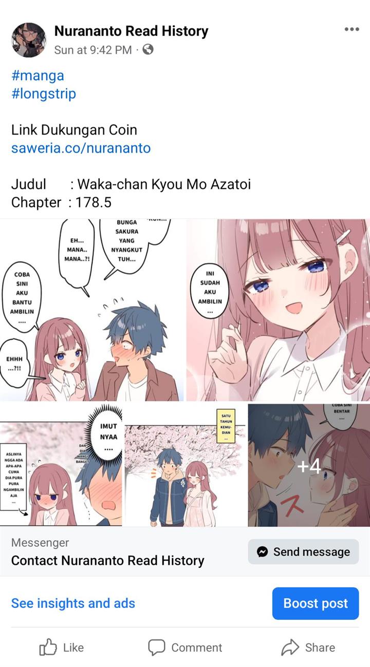 Waka-chan Is Flirty Again chapter 178 halaman 34