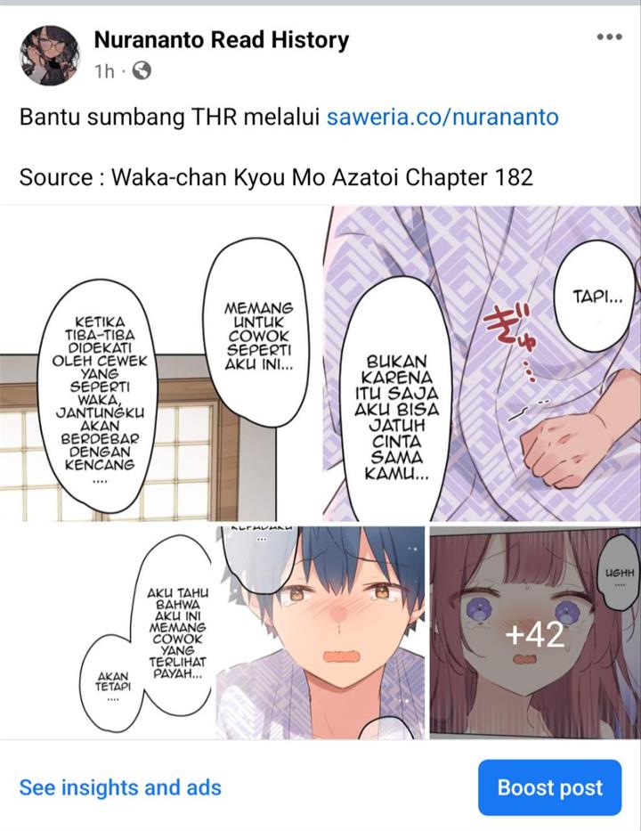 Waka-chan Is Flirty Again chapter 181 halaman 34