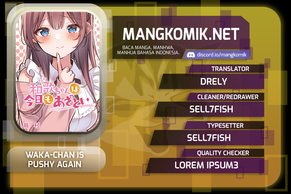 Waka-chan Is Flirty Again chapter 21 halaman 1