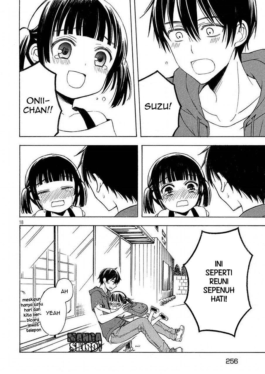 Watari-kun no xx ga Houkai Sunzen chapter 21 halaman 19