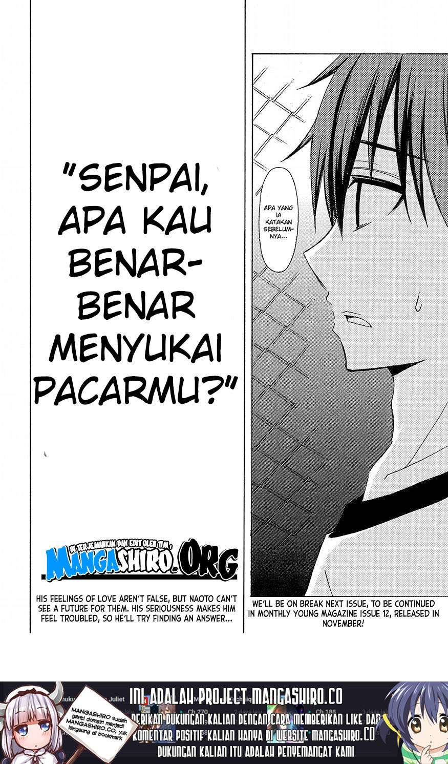 Watari-kun no xx ga Houkai Sunzen chapter 39 halaman 32