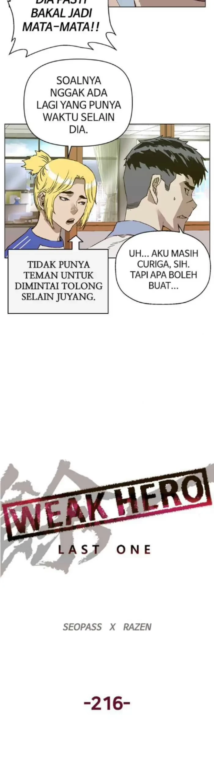 Weak Hero Bab 216.1 halaman 21