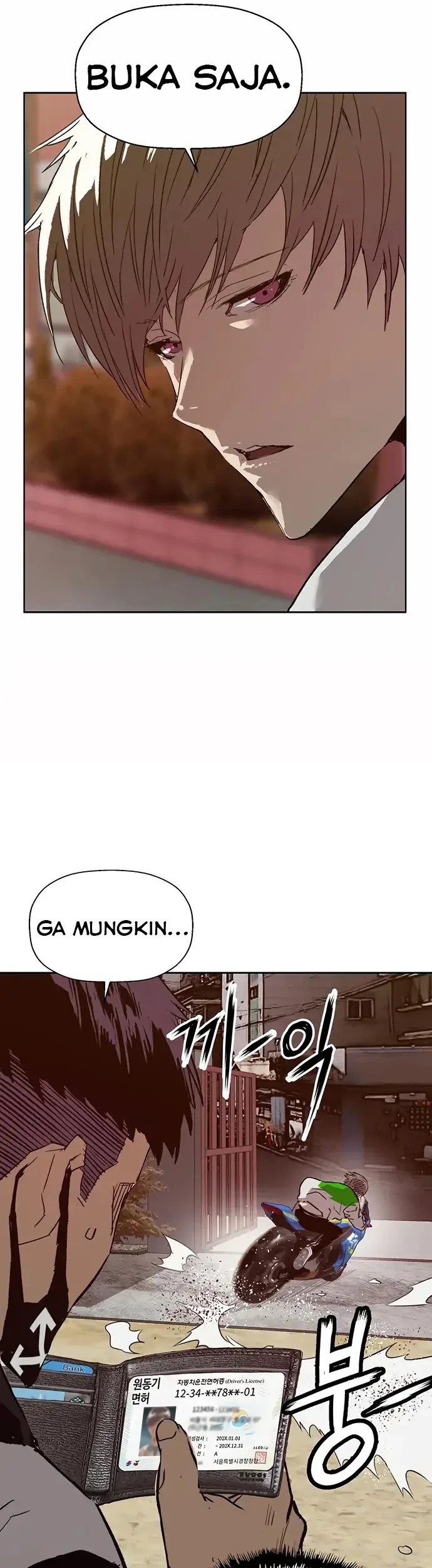 Weak Hero Bab 218.1 halaman 19
