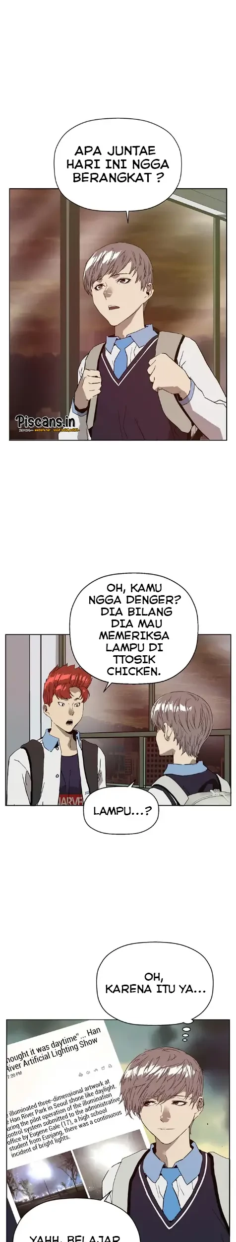 Weak Hero Bab 219.1 halaman 18