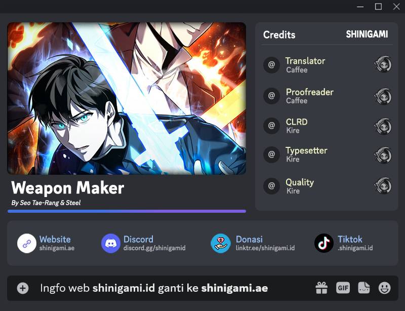Weapon Maker Bab 07 halaman 1
