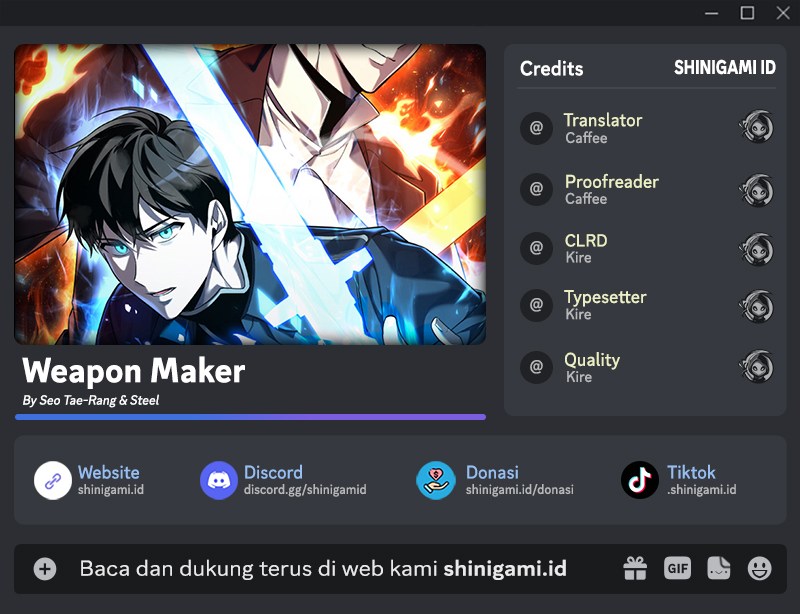 Weapon Maker Bab 08 halaman 1