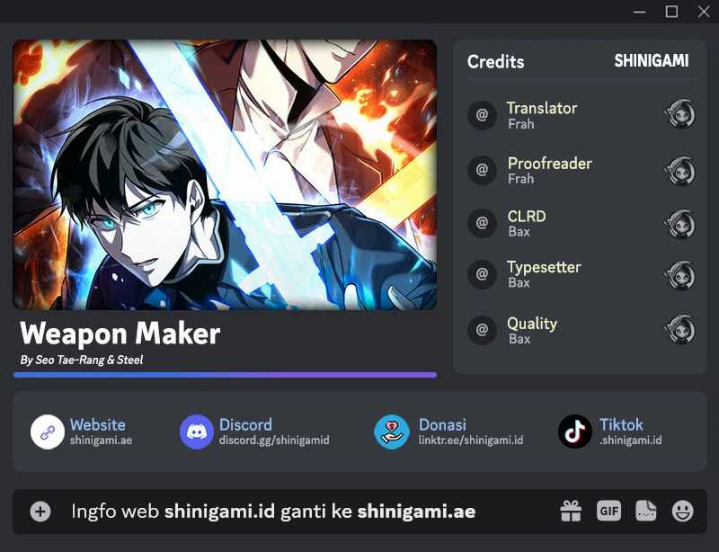 Weapon Maker Bab 09 halaman 1