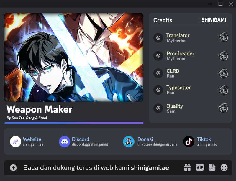 Weapon Maker Bab 21 halaman 1