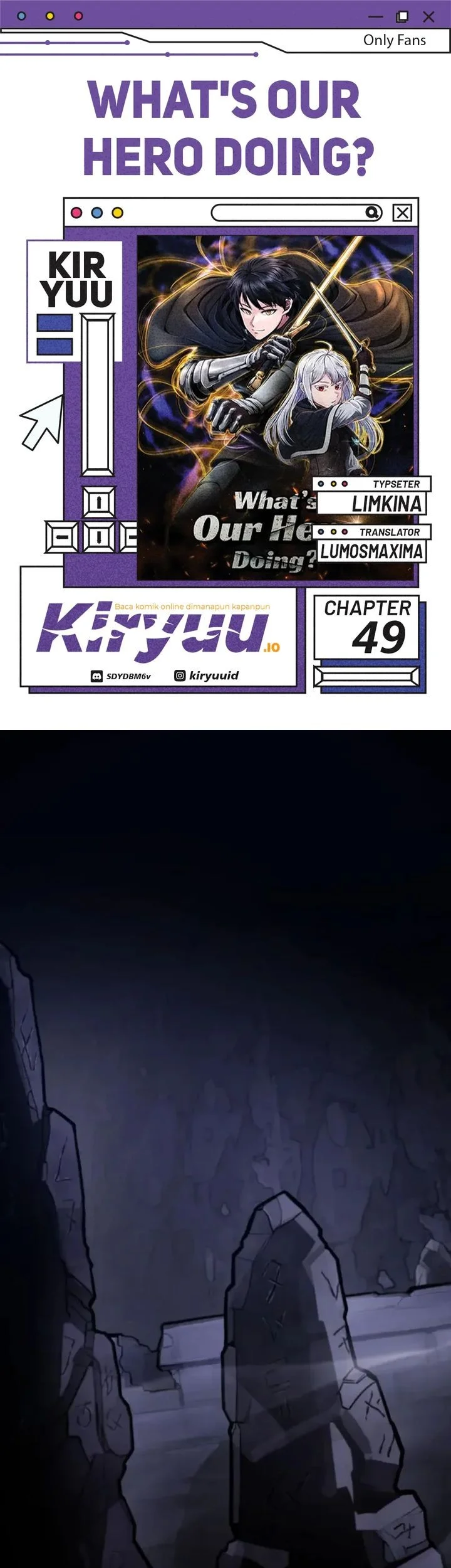 What’s Our Hero Doing? chapter 49 halaman 1