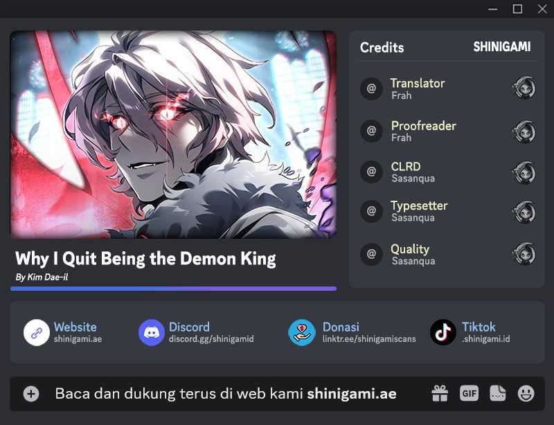Why I Quit Being The Demon King Bab 13 halaman 1