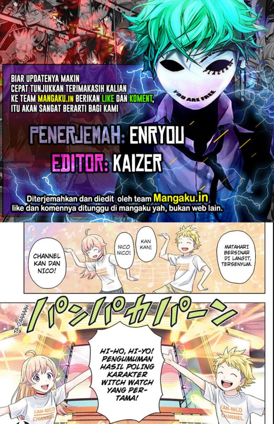 Witch Watch Bab 111 halaman 1