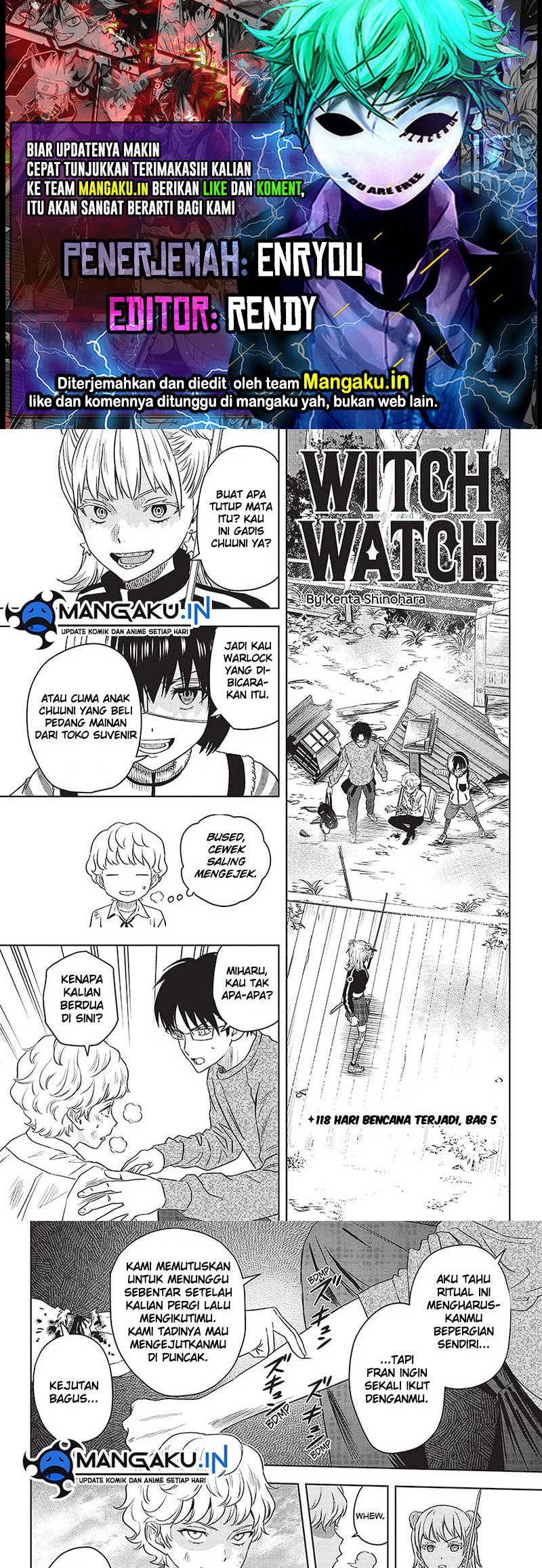 Witch Watch Bab 118 halaman 1