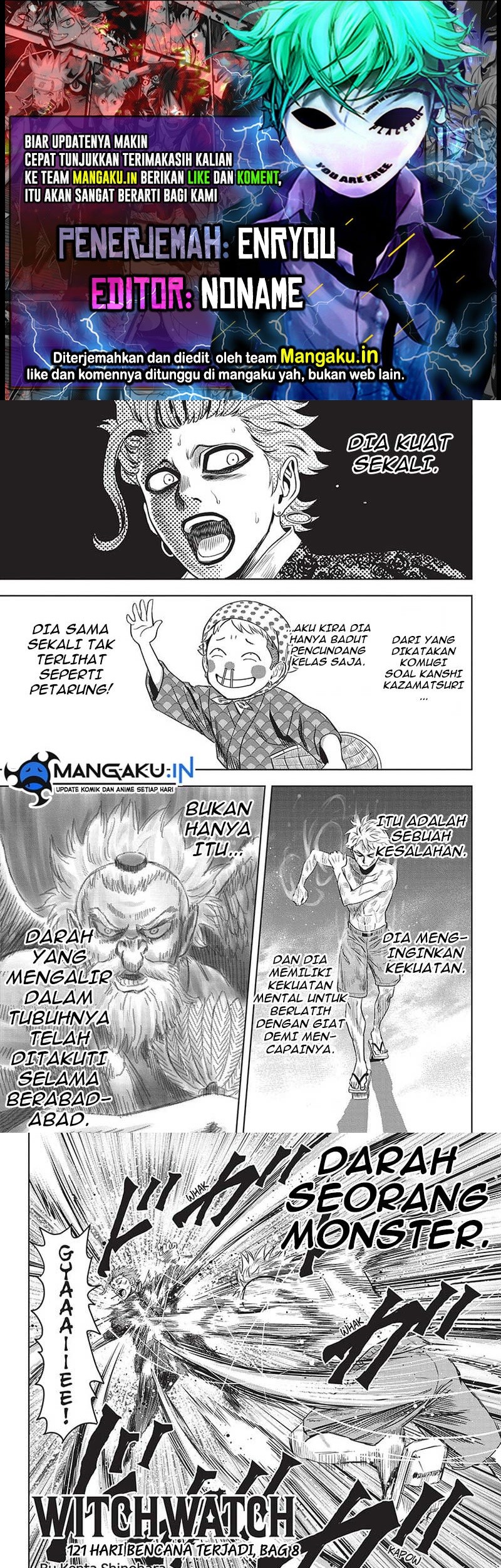 Witch Watch Bab 121 halaman 1
