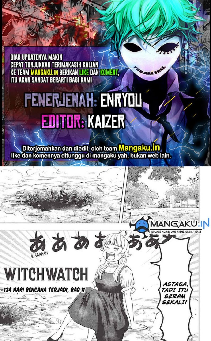 Witch Watch Bab 124 halaman 1