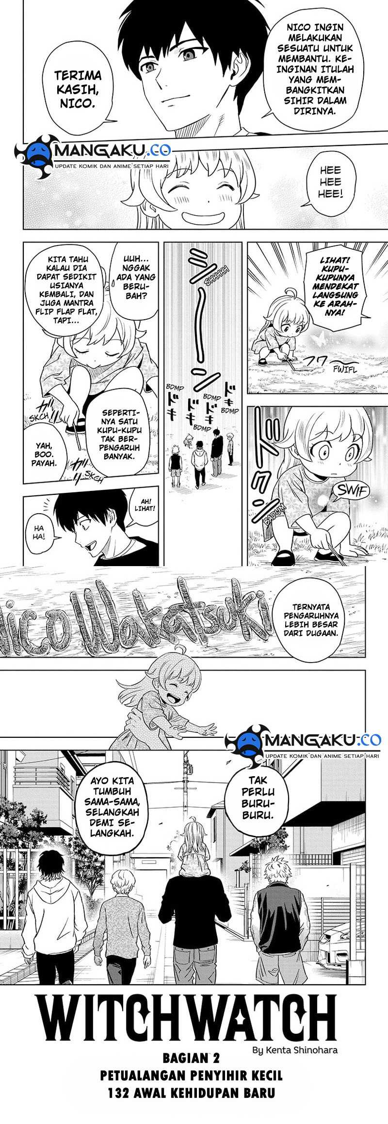 Witch Watch Bab 132 halaman 11