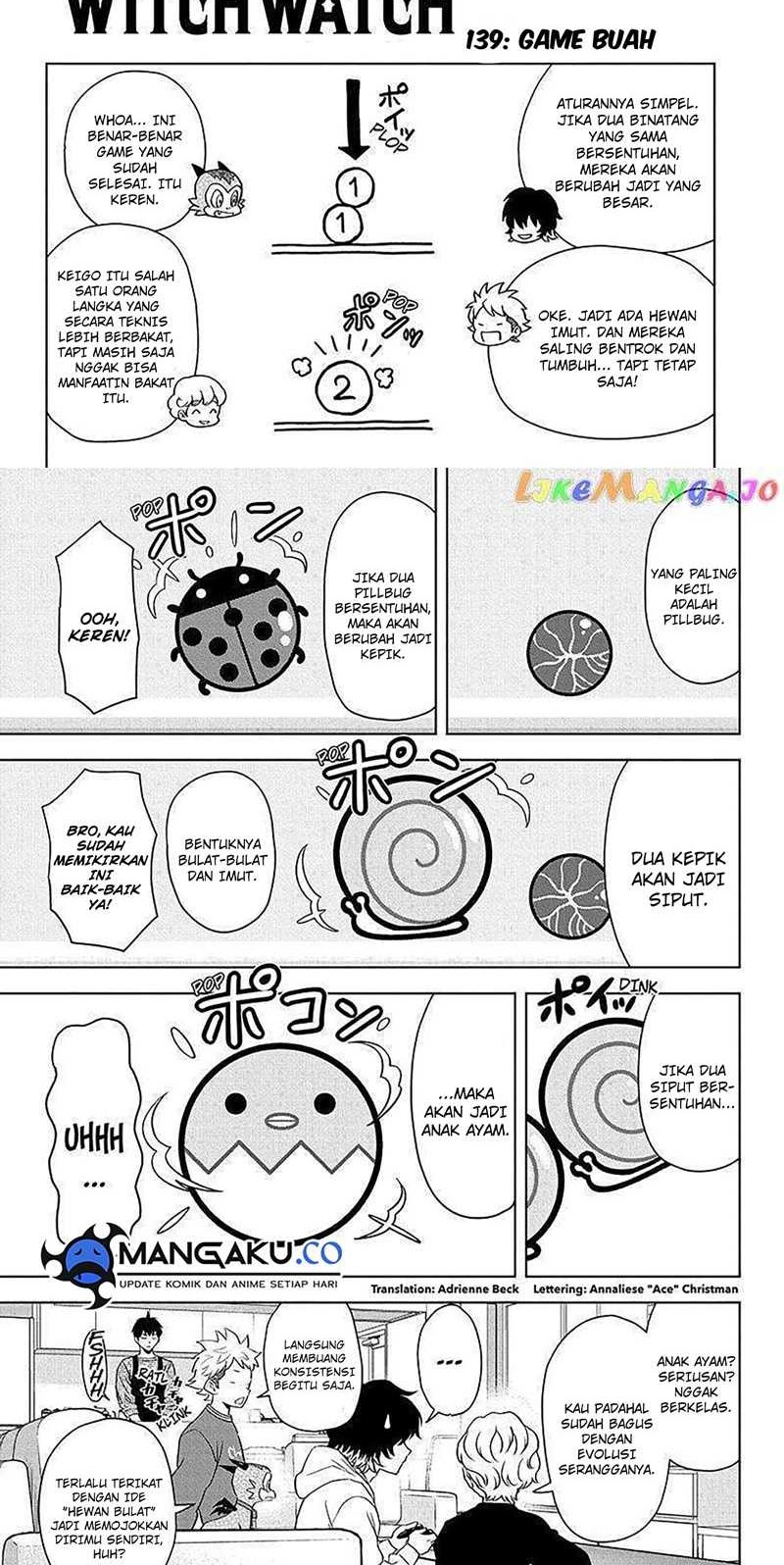 Witch Watch Bab 139 halaman 2