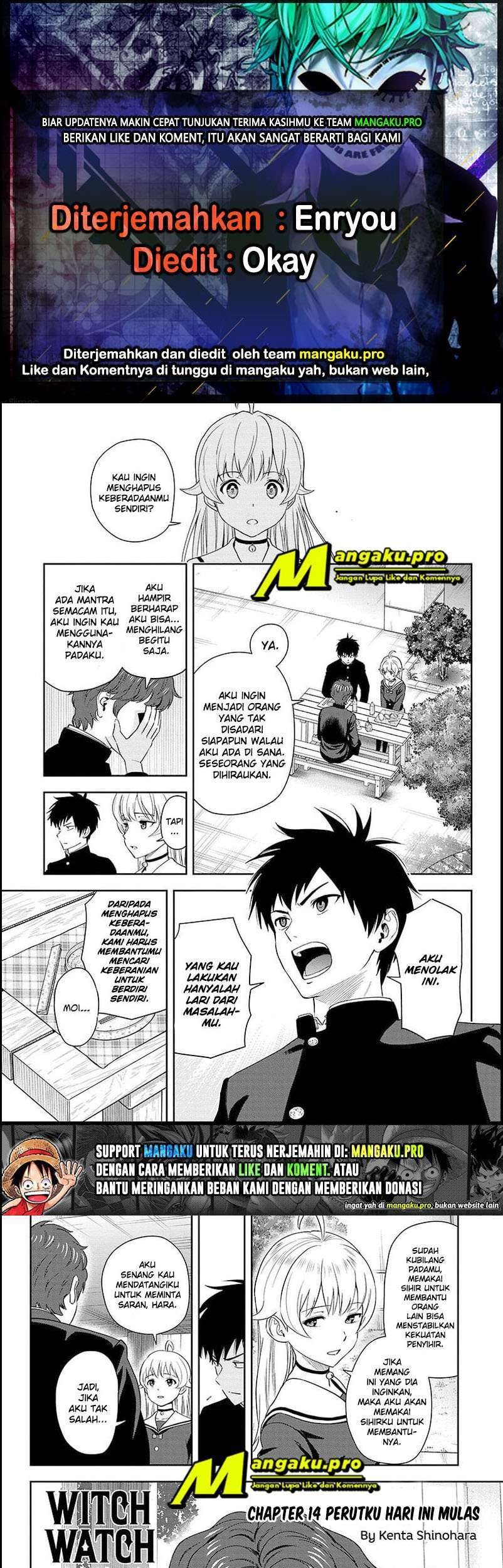 Witch Watch Bab 14 halaman 1