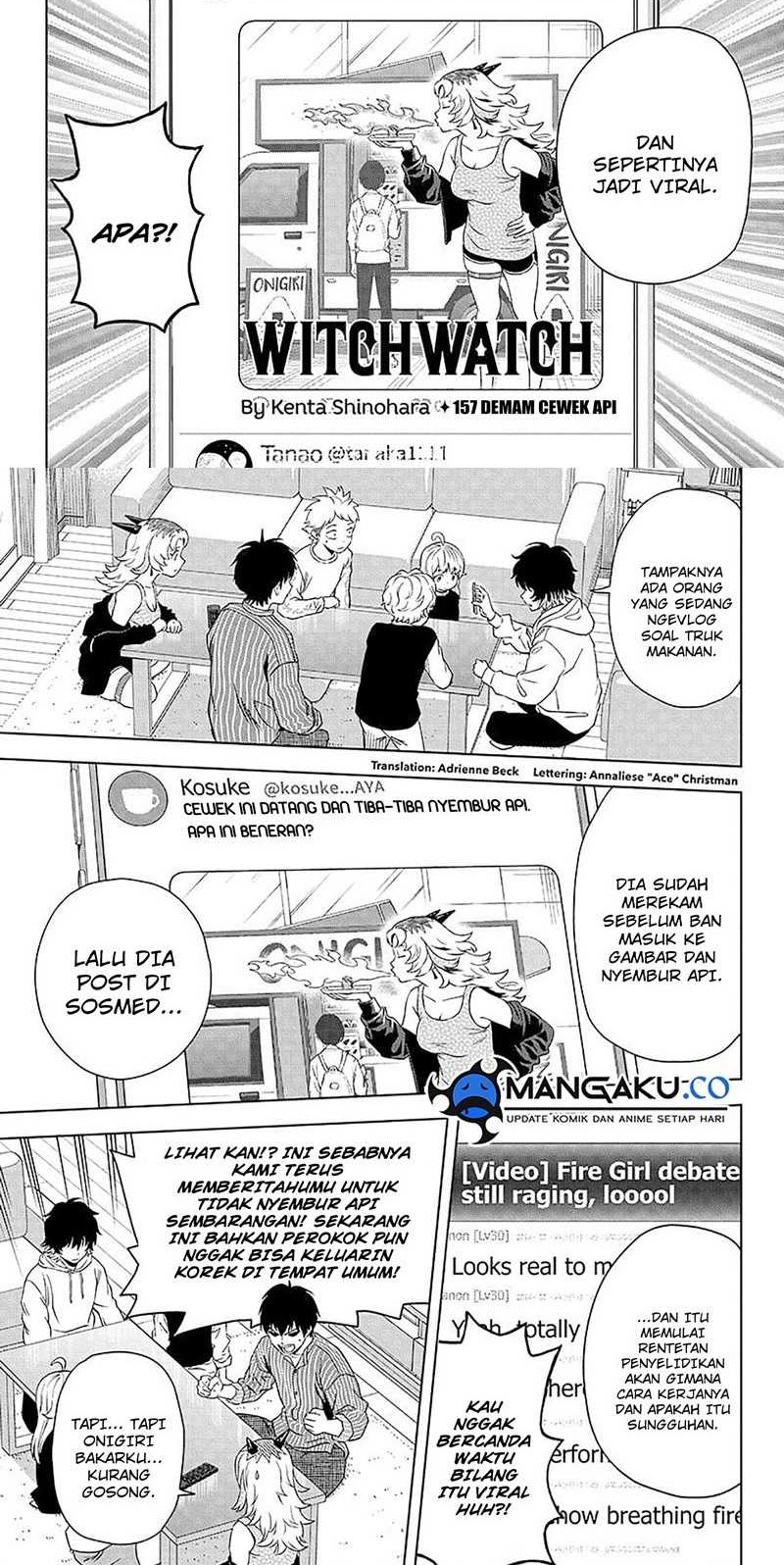 Witch Watch chapter 157 halaman 2