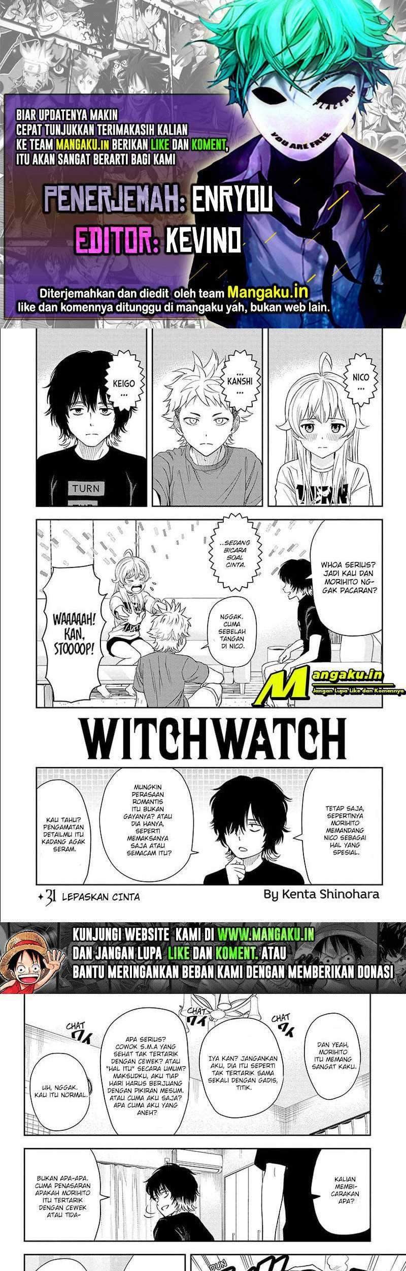 Witch Watch Bab 31 halaman 1