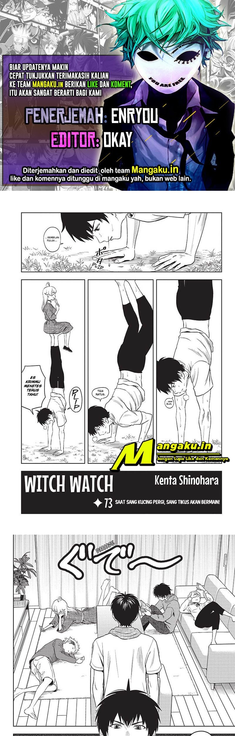 Witch Watch Bab 73 halaman 1