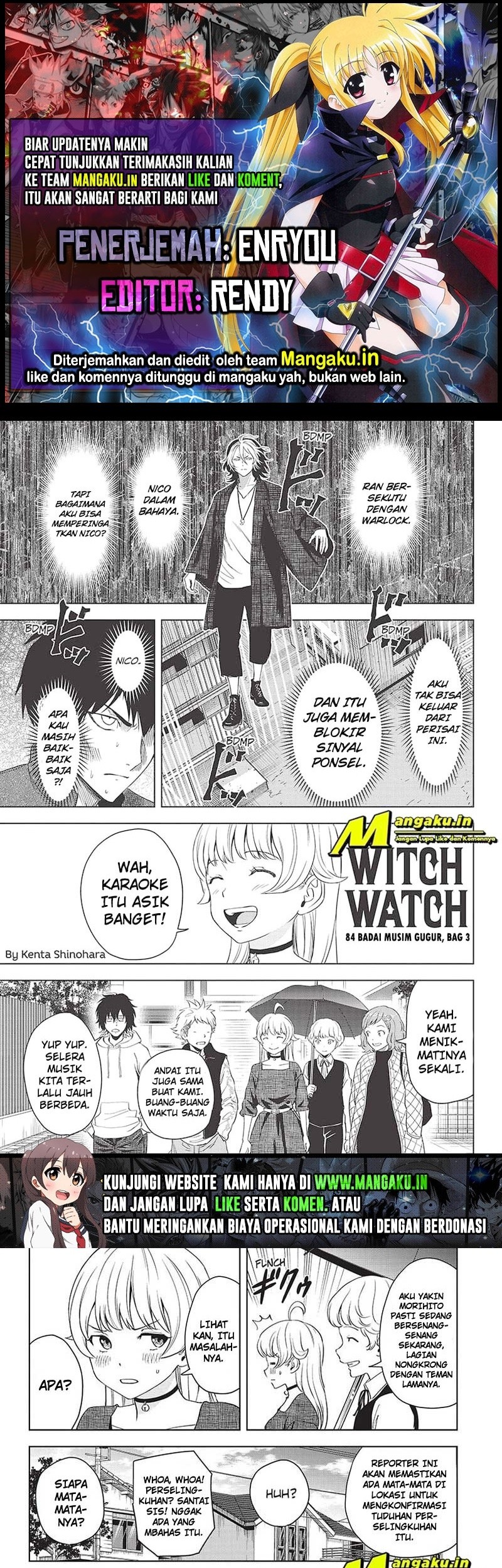 Witch Watch Bab 84 halaman 1