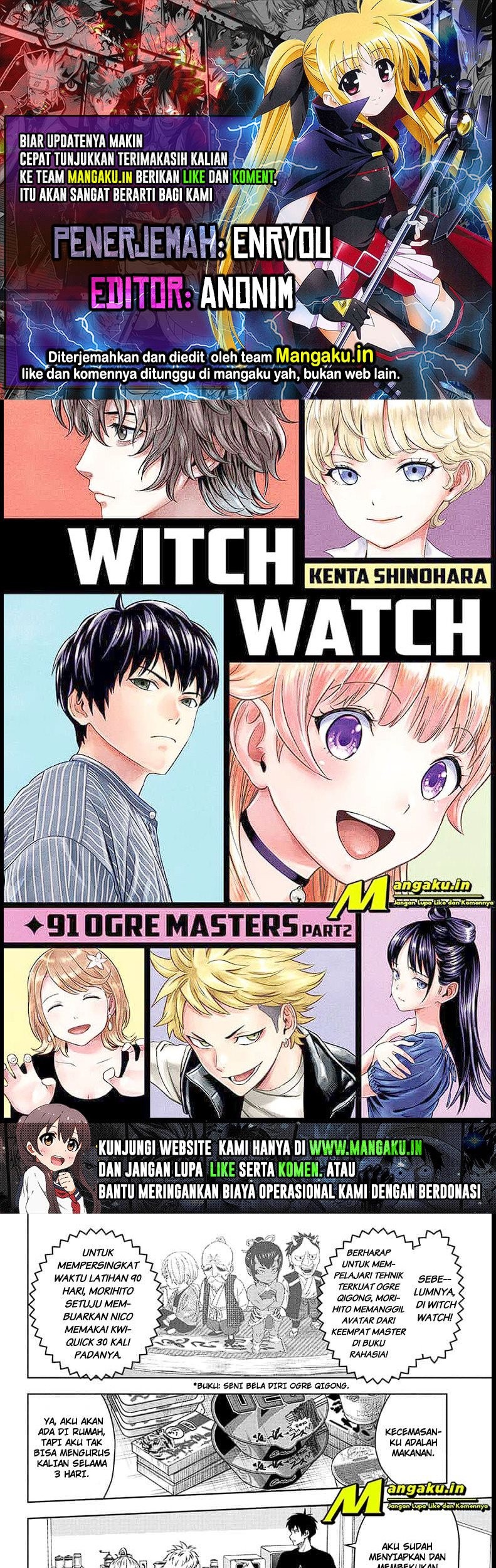 Witch Watch Bab 91 halaman 1